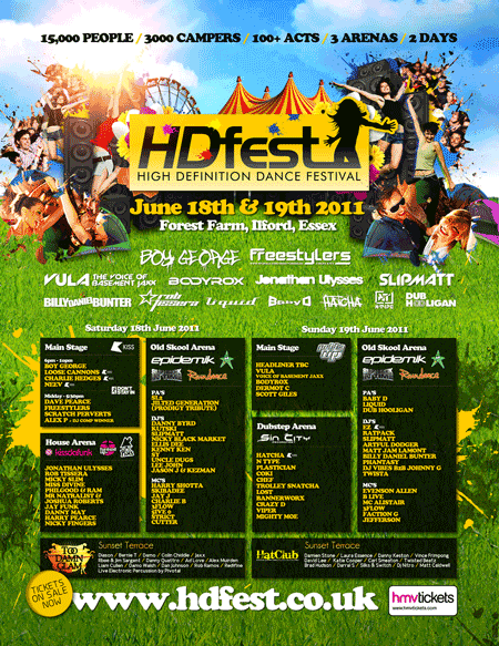 hd fest lineup 2011