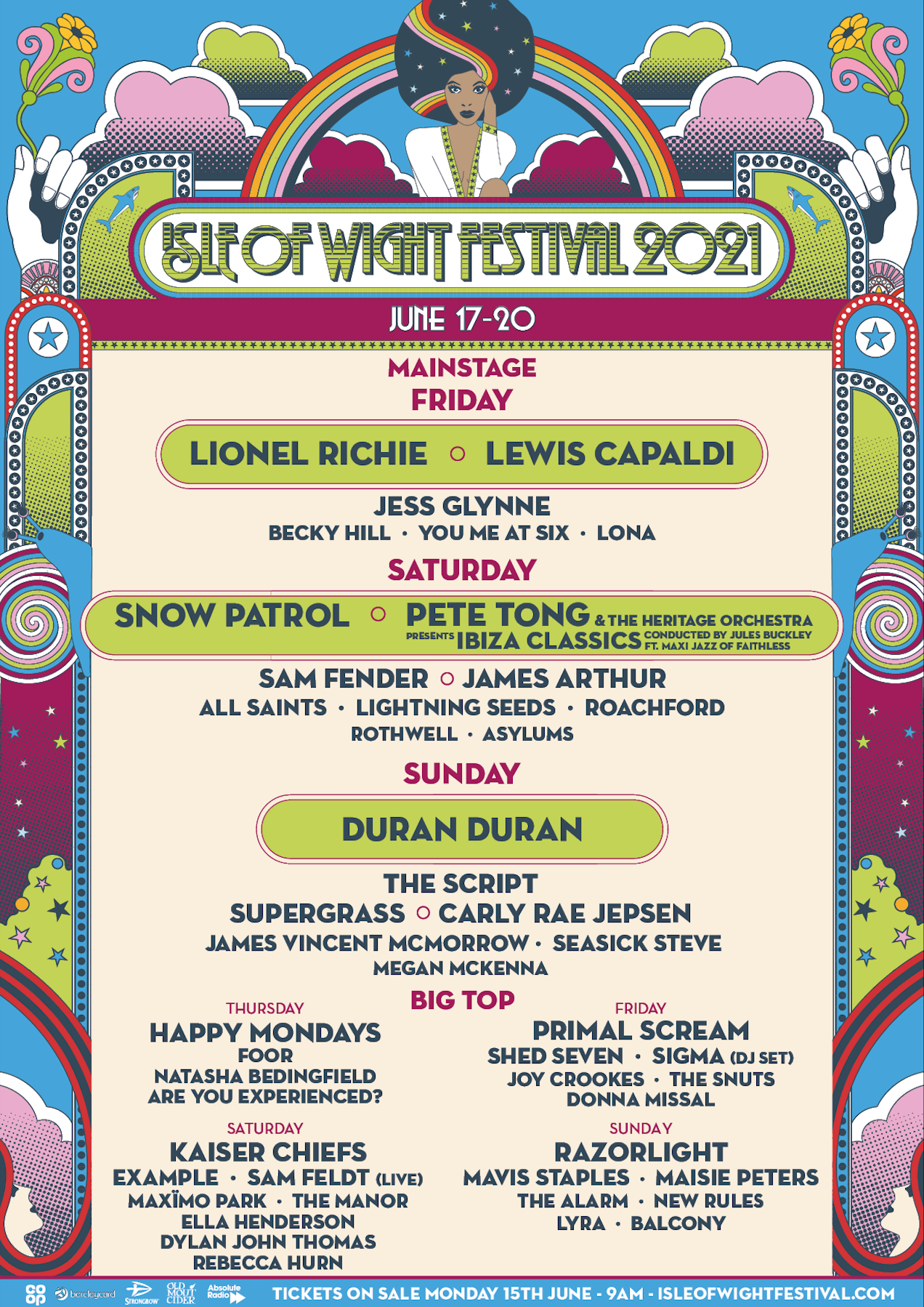 Isle of Wight Festival 2021 lineup announced Summer Festival Guide